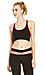 Strappy Back Two Tone Sports Bra Thumb 1