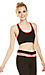 Strappy Back Two Tone Sports Bra Thumb 3