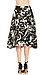 Lucy Paris Floral Pleated Midi Skirt Thumb 3