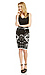 Lucy Paris Mirror Image Knitted Pencil Skirt Thumb 1