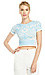 Lucy Paris Mirror Image Knitted Crop Top Thumb 1