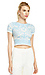 Lucy Paris Mirror Image Knitted Crop Top Thumb 3