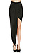 Draped Knit High Low Skirt Thumb 2