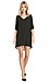 DAILYLOOK Button Sleeve Trapeze Dress Thumb 1
