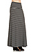 Striped Jersey Maxi Skirt Thumb 4
