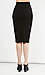 BLQ BASIQ Jersey Knit Pencil Skirt Thumb 4