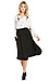 Pocketed Button Down Midi Skirt Thumb 2