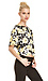 Boxy Floral Print Top Thumb 3