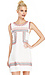 Sleeveless Embroidered Shift Dress Thumb 1