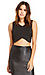 DAILYLOOK Structured Crop Top Thumb 1
