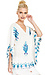 RAGA Butterfly Sleeve Tribal Print Top Thumb 1