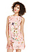 Glamorous Floral and Bird Print Shift Dress Thumb 1