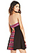 Line & Dot Textiled Sweetheart Dress Thumb 2