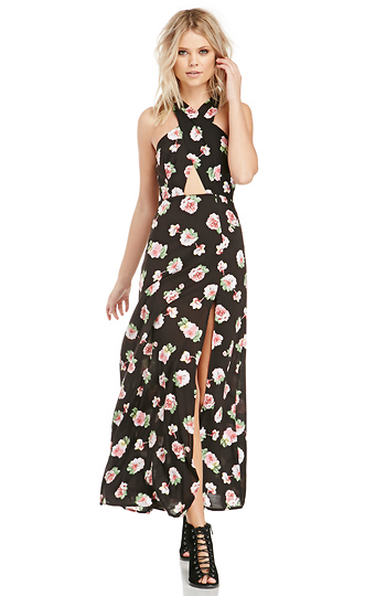 DAILYLOOK Floral Print Maxi Dress Slide 1