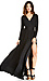 Vivian Jersey Knit Wrap Maxi Dress Thumb 1