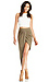 Draped Knit High Low Skirt Thumb 2