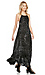 Splatter Bleach Halter Maxi Dress Thumb 3