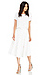 J.O.A. Sequin Floral Midi Skirt Thumb 2