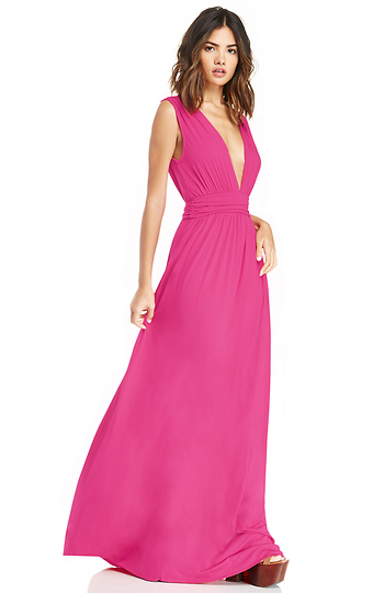 Rachel Pally Modal Giulietta Dress in Fuchsia | DAILYLOOK