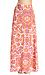 Floral Print Silk Skirt Thumb 3