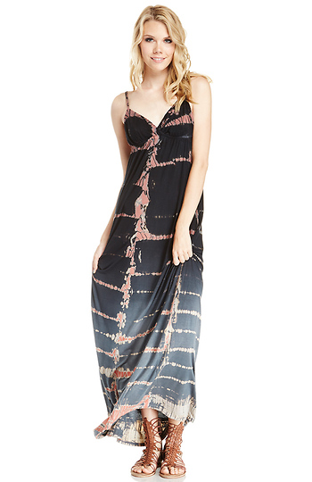 GYPSY05 Desouk Tie-Dye Triangle Maxi Dress Slide 1