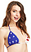 Patriotic Crochet Bikini Top Thumb 3