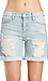 Distressed Bermuda Jean Shorts Thumb 4