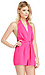 DAILYLOOK Vibrant Halter Top Romper Thumb 3