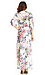 Open V-Front Floral Dress Thumb 2