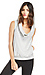 SOLOW Sleeveless Draped Hoodie Thumb 1