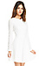 Harlyn Long Sleeve Cotton Fit & Flare Dress Thumb 3