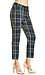 Lucca Couture Woven Straight Leg Plaid Pants Thumb 4