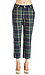 Lucca Couture Woven Straight Leg Plaid Pants Thumb 2