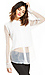 JOA Collar Sheer Dress Shirt Thumb 4