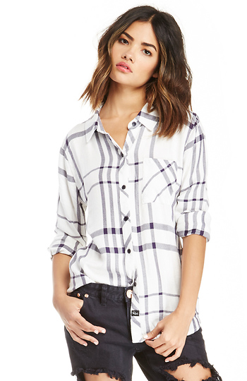 Rails Hunter Button Down Plaid Shirt Slide 1