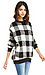 J.O.A. Plaid Voluminous Sweatshirt Thumb 3