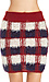 J.O.A. Plaid Knit Skirt Thumb 4