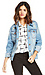 Achro Distressed Denim Boyfriend Jacket Thumb 1