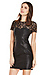 BARDOT Femme Corset Vegan Leather Dress Thumb 3