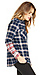 Lucca Couture Plaid Flannel Shirt Thumb 1