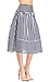 J.O.A. Stripe Panel Skirt Thumb 4