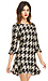 J.O.A. Houndstooth Dress Thumb 3