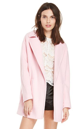 J.O.A. Oversized Lapel Coat Slide 1