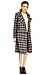 Line & Dot Plaid Keaton Trench Coat Thumb 4