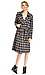 Line & Dot Plaid Keaton Trench Coat Thumb 5