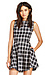 Line & Dot Plaid Keaton City Dress Thumb 1