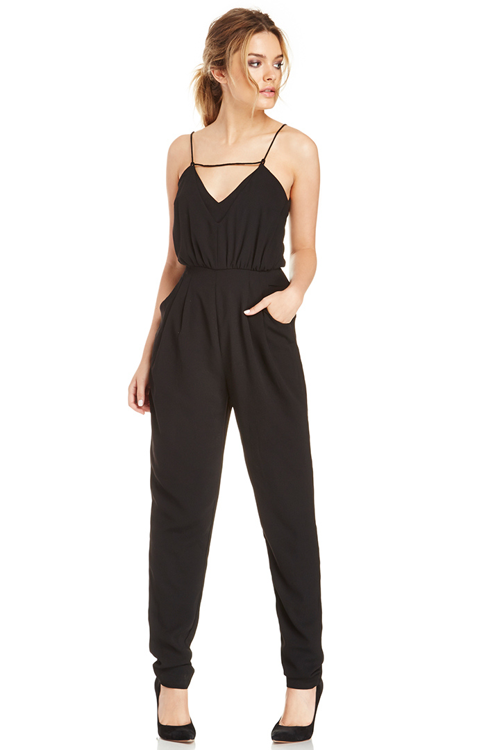 Finders Keepers The Someday Jumpsuit in Black | DAILYLOOK