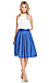 A-Line Pleated Midi Skirt Thumb 1