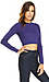 Knit Long Sleeve Crop Top Thumb 3