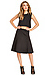 Line & Dot Perry Midi Flare Skirt Thumb 1
